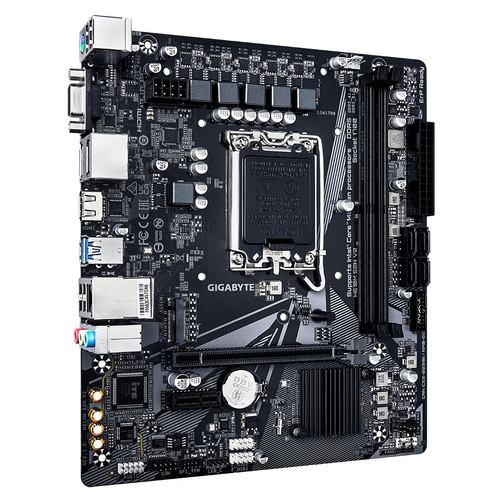 Материнська плата GIGABYTE H610M S2H V2 - фото 2 Материнська плата GIGABYTE H610M S2H V2 - фото 2