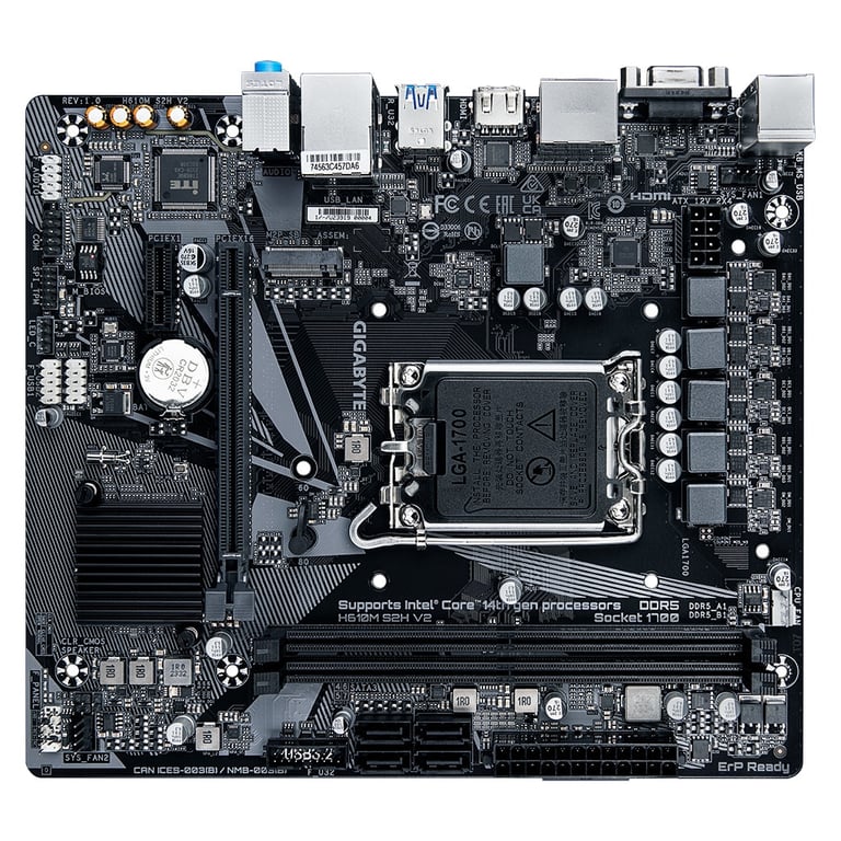 Материнська плата GIGABYTE H610M S2H V2 - фото 3
