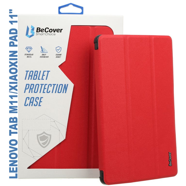 Чохол до планшета BeCover Smart Case Lenovo Tab M11 (2024) TB-TB330FU/Xiaoxin Pad 11 (2024) 11" Red (710459) - фото 1