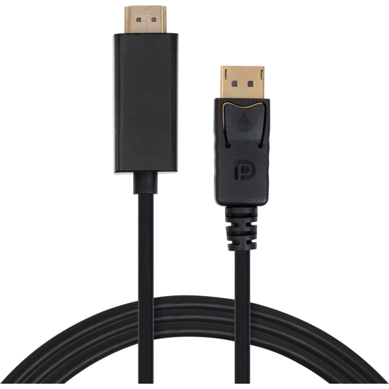 Кабель мультимедійний DisplayPort M to HDMI M 1.8m V1.4/V2.1 4K120/8K60 Vinga (VCPDP14HI211.8) - фото 1