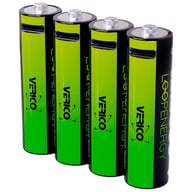 Акумулятор Verico AA USB Type-C 1700mAh 1.5V Li-ion * 4 (LoopEnergy) (1UDBT-A1WEAC-NN) - фото 1