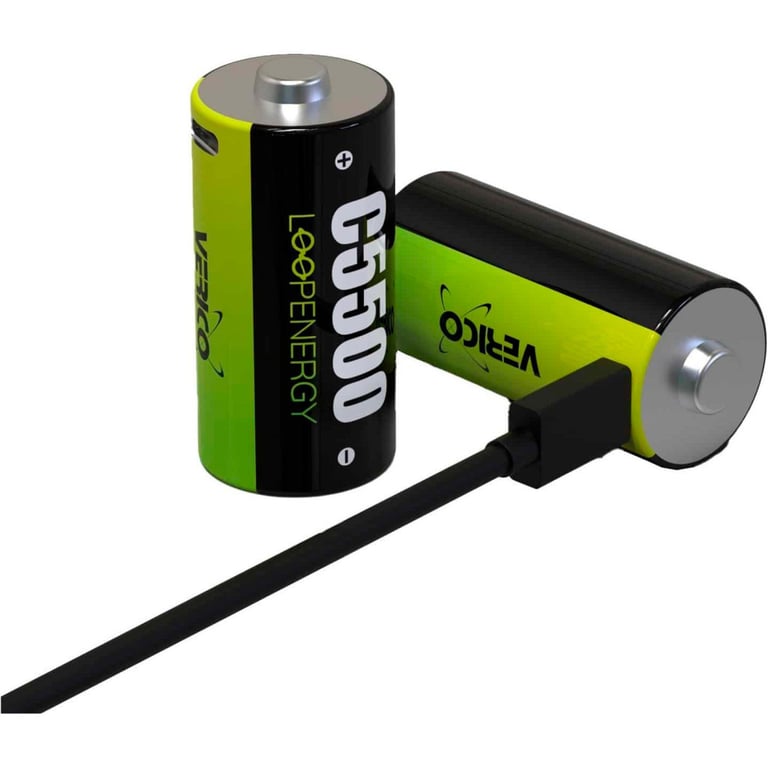 Акумулятор Verico C/R14 USB Type-C 3700mAh 1.5V Li-ion * 2 (LoopEnergy) (1BTOV-A4N0A2-NN) - фото 3