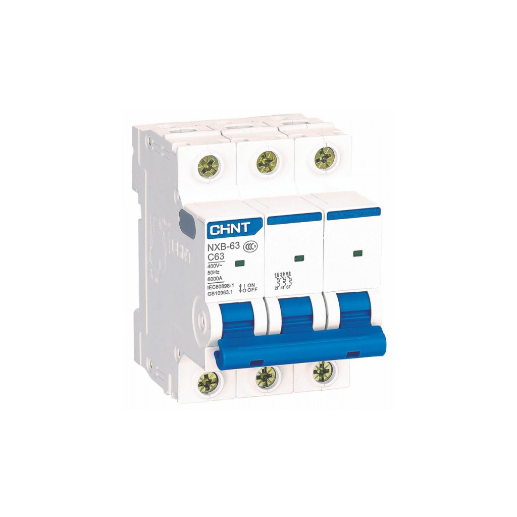 Автоматичний вимикач CHINT NXB-63-3P-C32 - фото 1 Автоматичний вимикач CHINT NXB-63-3P-C32 - фото 1