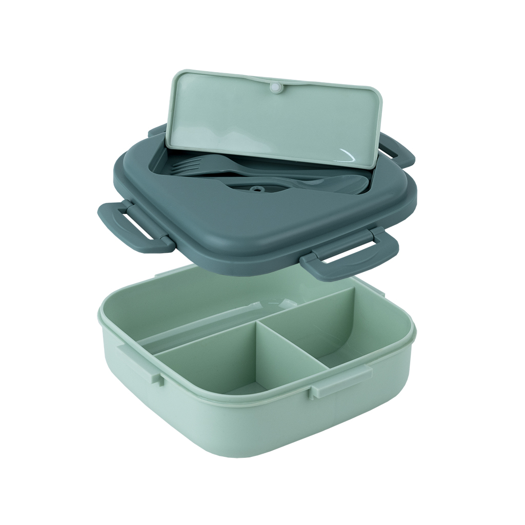 Ланч-бокс дитячий Kite з розділювачем 1100 мл, зелений (K23-186-1) - фото 4 Ланч-бокс дитячий Kite з розділювачем 1100 мл, зелений (K23-186-1) - фото 4
