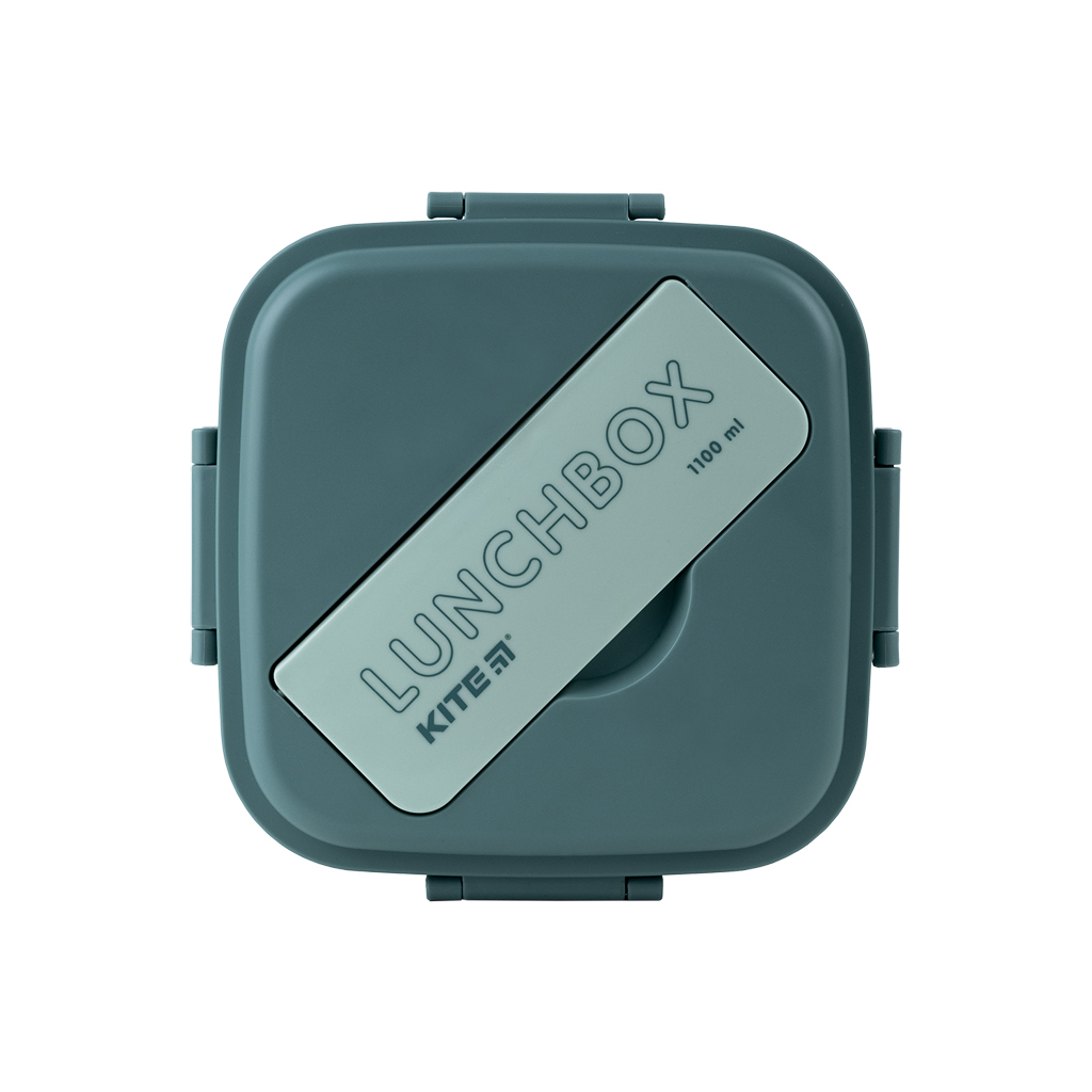 Ланч-бокс дитячий Kite з розділювачем 1100 мл, зелений (K23-186-1) - фото 7 Ланч-бокс дитячий Kite з розділювачем 1100 мл, зелений (K23-186-1) - фото 7