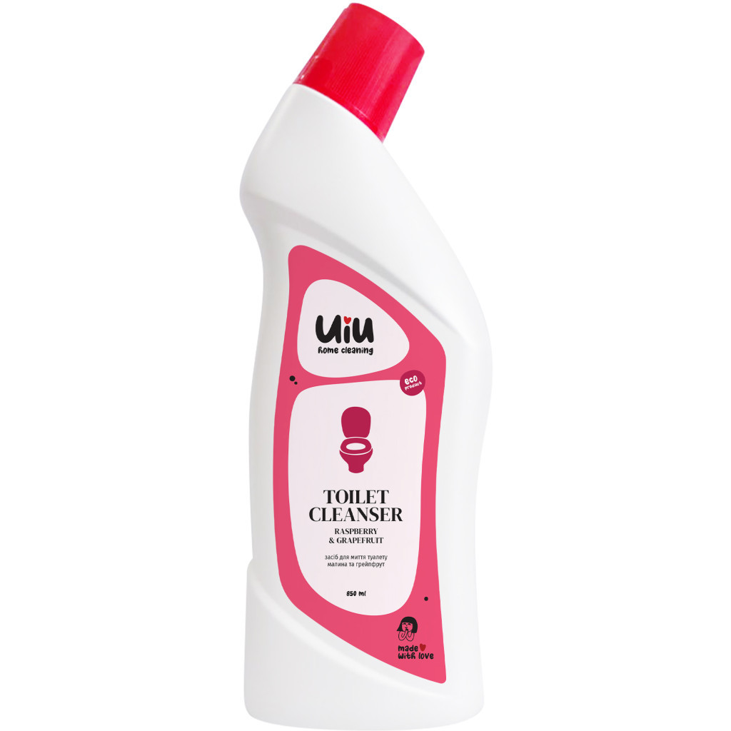 Засіб для чищення унітазу UIU Малина & Грейпфрут 850 мл (4820152333445) - фото 1 Засіб для чищення унітазу UIU Малина & Грейпфрут 850 мл (4820152333445) - фото 1
