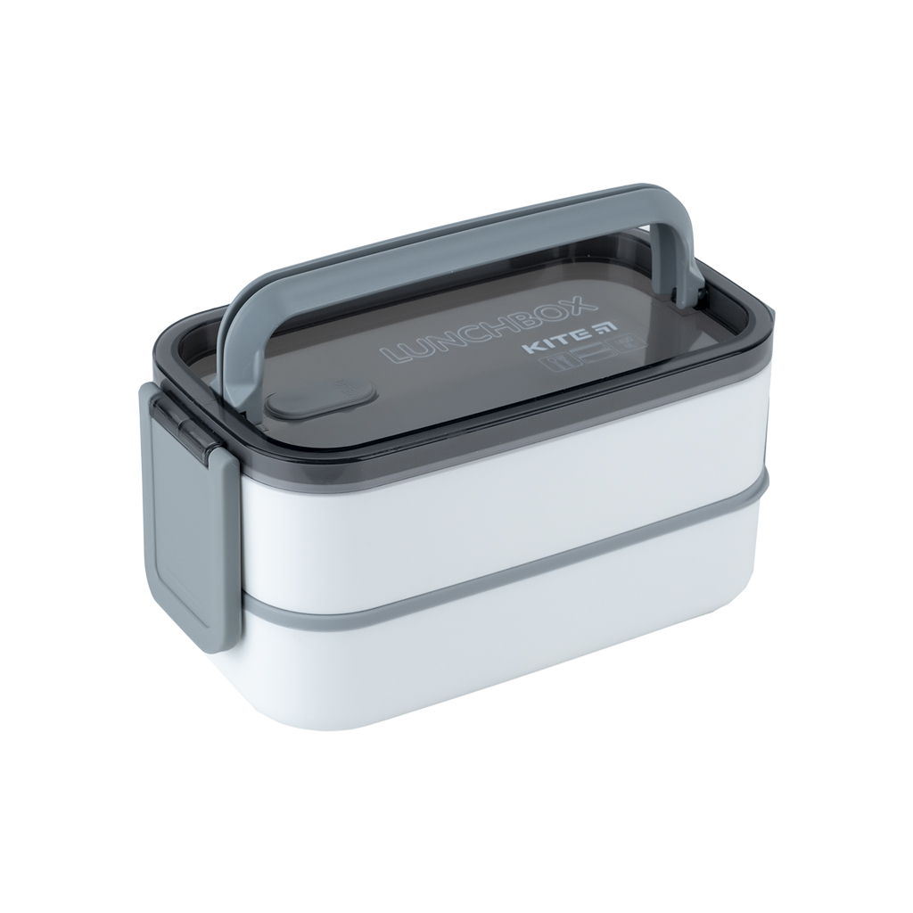 Ланч-бокс дитячий Kite подвійний з наповненням 1400 мл, білий (K23-183-1) - фото 8 Ланч-бокс дитячий Kite подвійний з наповненням 1400 мл, білий (K23-183-1) - фото 8