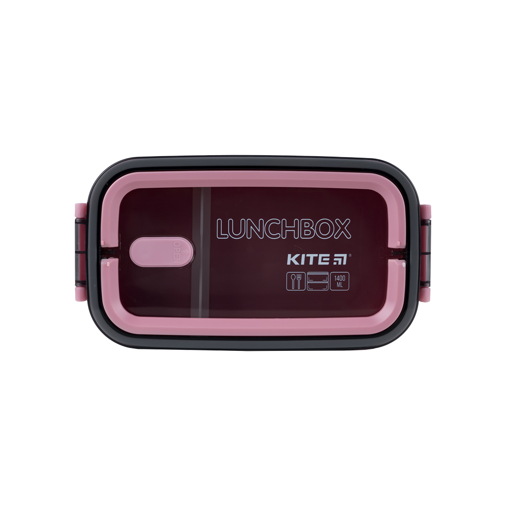 Ланч-бокс дитячий Kite подвійний з наповненням 1400 мл, рожевий (K23-183-3) - фото 7 Ланч-бокс дитячий Kite подвійний з наповненням 1400 мл, рожевий (K23-183-3) - фото 7