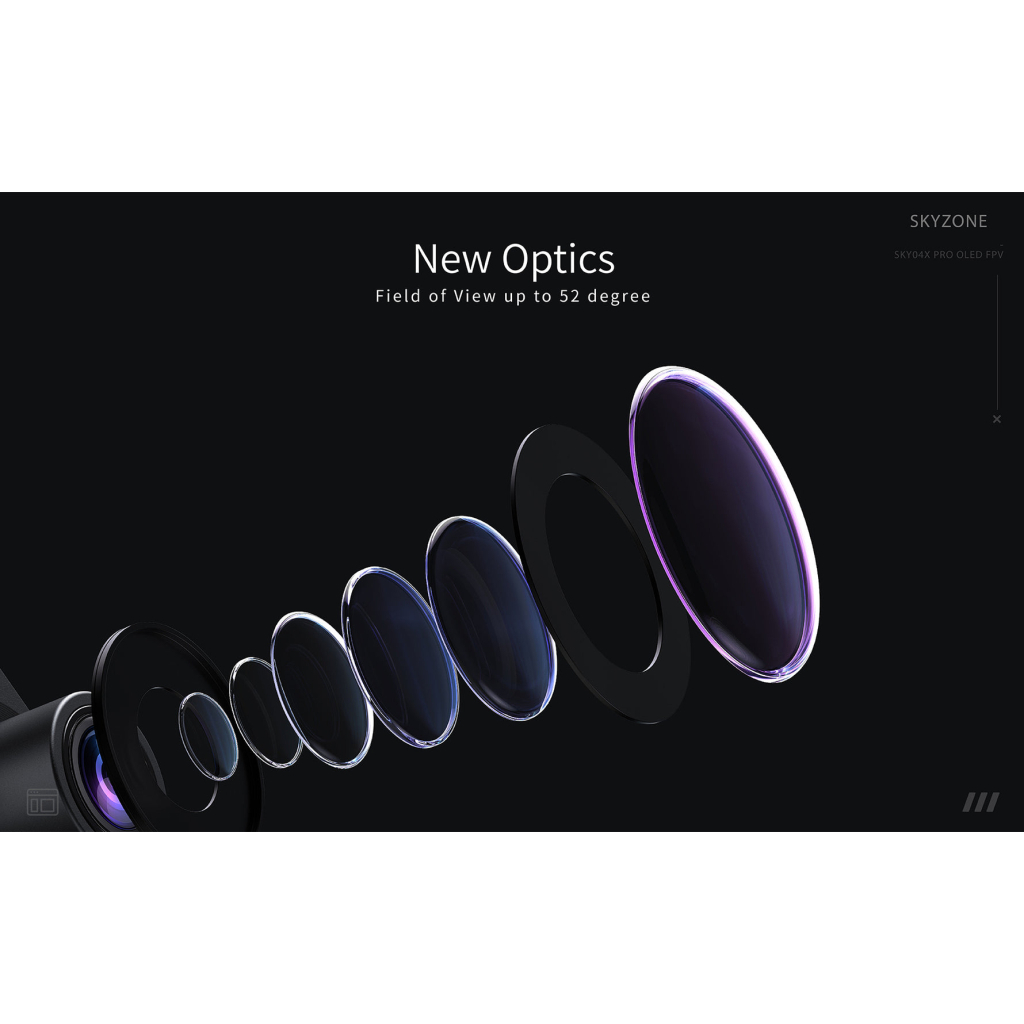 Окуляри FPV Skyzone SKY04X PRO 5.8GHz 56CH L,X Band (SKY04XP5G) - фото 3 Окуляри FPV Skyzone SKY04X PRO 5.8GHz 56CH L,X Band (SKY04XP5G) - фото 3