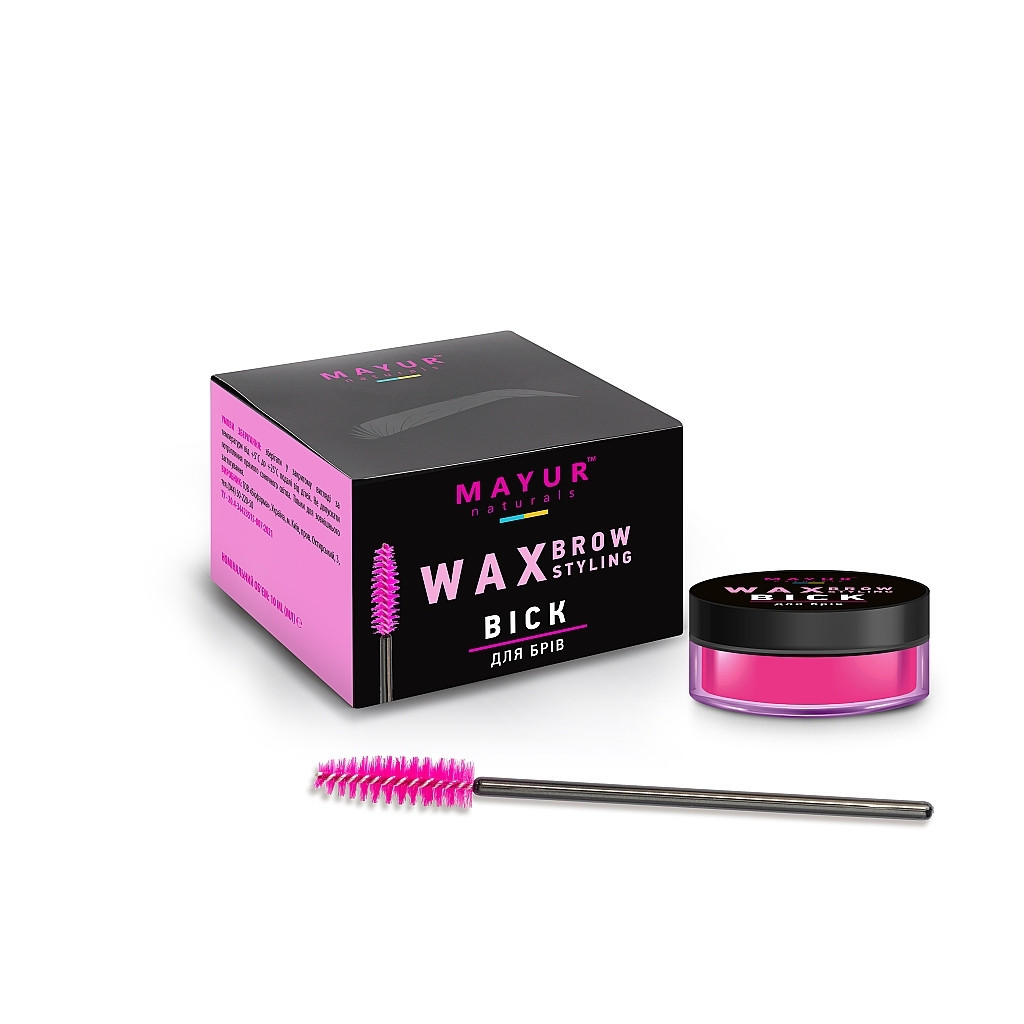 Крем для брів Mayur Wax Brow Styling Віск з аргановою олією 10 мл (4820230953084) - фото 2 Крем для брів Mayur Wax Brow Styling Віск з аргановою олією 10 мл (4820230953084) - фото 2