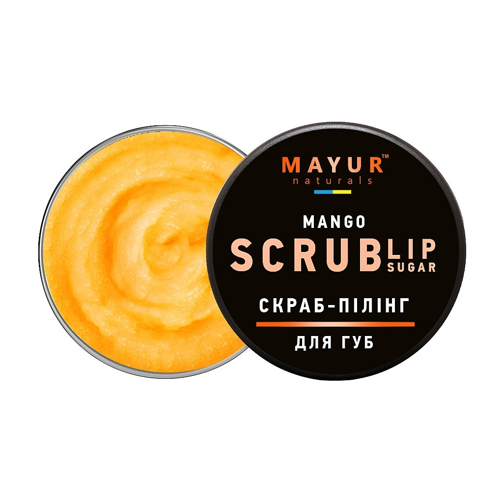 Скраб для губ Mayur Mango Lip Sugar Scrub Манговий десерт 15 г (4820230953251) - фото 1 Скраб для губ Mayur Mango Lip Sugar Scrub Манговий десерт 15 г (4820230953251) - фото 1