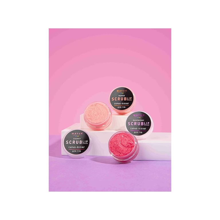 Скраб для губ Mayur Mango Lip Sugar Scrub Манговий десерт 15 г (4820230953251) - фото 3