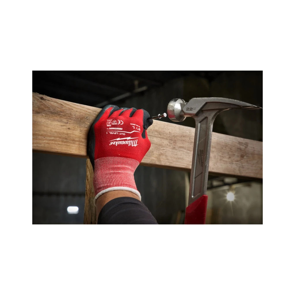 Захисні рукавиці Milwaukee з опором порізам 1 рівня, 10/XL (4932471418) - фото 4 Захисні рукавиці Milwaukee з опором порізам 1 рівня, 10/XL (4932471418) - фото 4