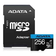 Карта пам'яті ADATA 256GB microSDXC calss 10 UHS-I V10 A1 (AUSDX256GUICL10A1-RA1) - фото 1