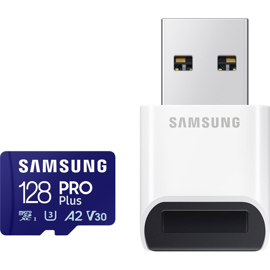 Карта памяті Samsung 128GB microSDXC calss 10 UHS-I V30 Pro Plus (MB-MD128SB/WW)