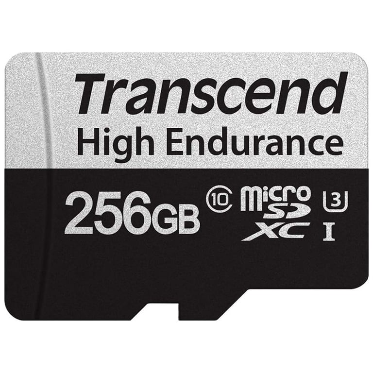 Карта пам'яті Transcend 256GB microSDXC class 10 UHS-I U3 High Endurance (TS256GUSD350V) - фото 1
