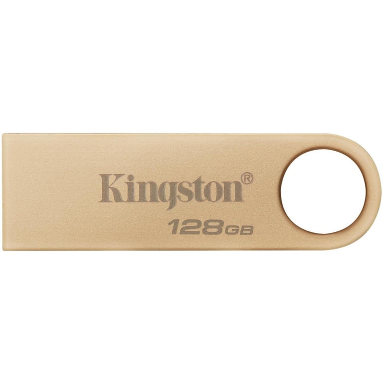 USB флеш накопичувач Kingston 128GB DataTraveler SE9 G3 Gold USB 3.2 (DTSE9G3/128GB) - фото 1
