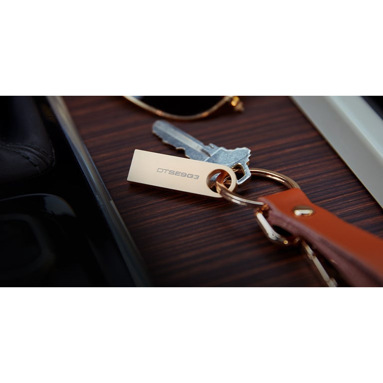 USB флеш накопичувач Kingston 128GB DataTraveler SE9 G3 Gold USB 3.2 (DTSE9G3/128GB) - фото 4