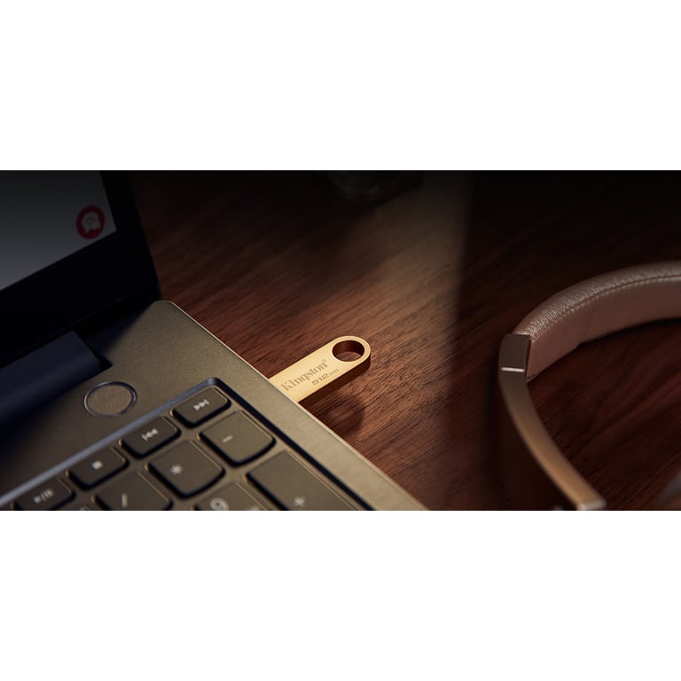 USB флеш накопичувач Kingston 256GB DataTraveler SE9 G3 Gold USB 3.2 (DTSE9G3/256GB) - фото 5