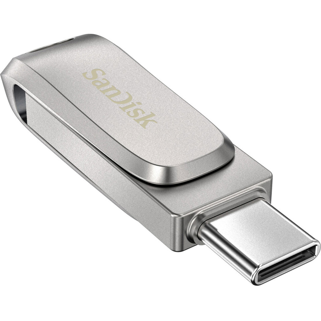 USB флеш накопичувач SanDisk 1TB Ultra Dual Luxe Silver USB 3.2/Type-C (SDDDC4-1T00-G46) - фото 5 USB флеш накопичувач SanDisk 1TB Ultra Dual Luxe Silver USB 3.2/Type-C (SDDDC4-1T00-G46) - фото 5