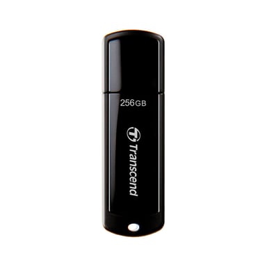 USB флеш накопичувач Transcend 256GB JetFlash 700 Black USB 3.1 (TS256GJF700) - фото 1