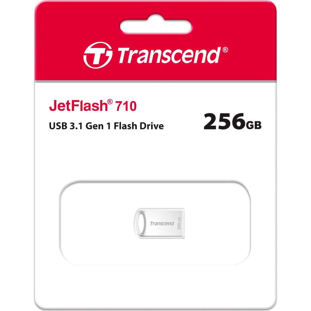 USB флеш накопичувач Transcend 256GB JetFlash 710 Silver USB 3.1 (TS256GJF710S) - фото 3 USB флеш накопичувач Transcend 256GB JetFlash 710 Silver USB 3.1 (TS256GJF710S) - фото 3