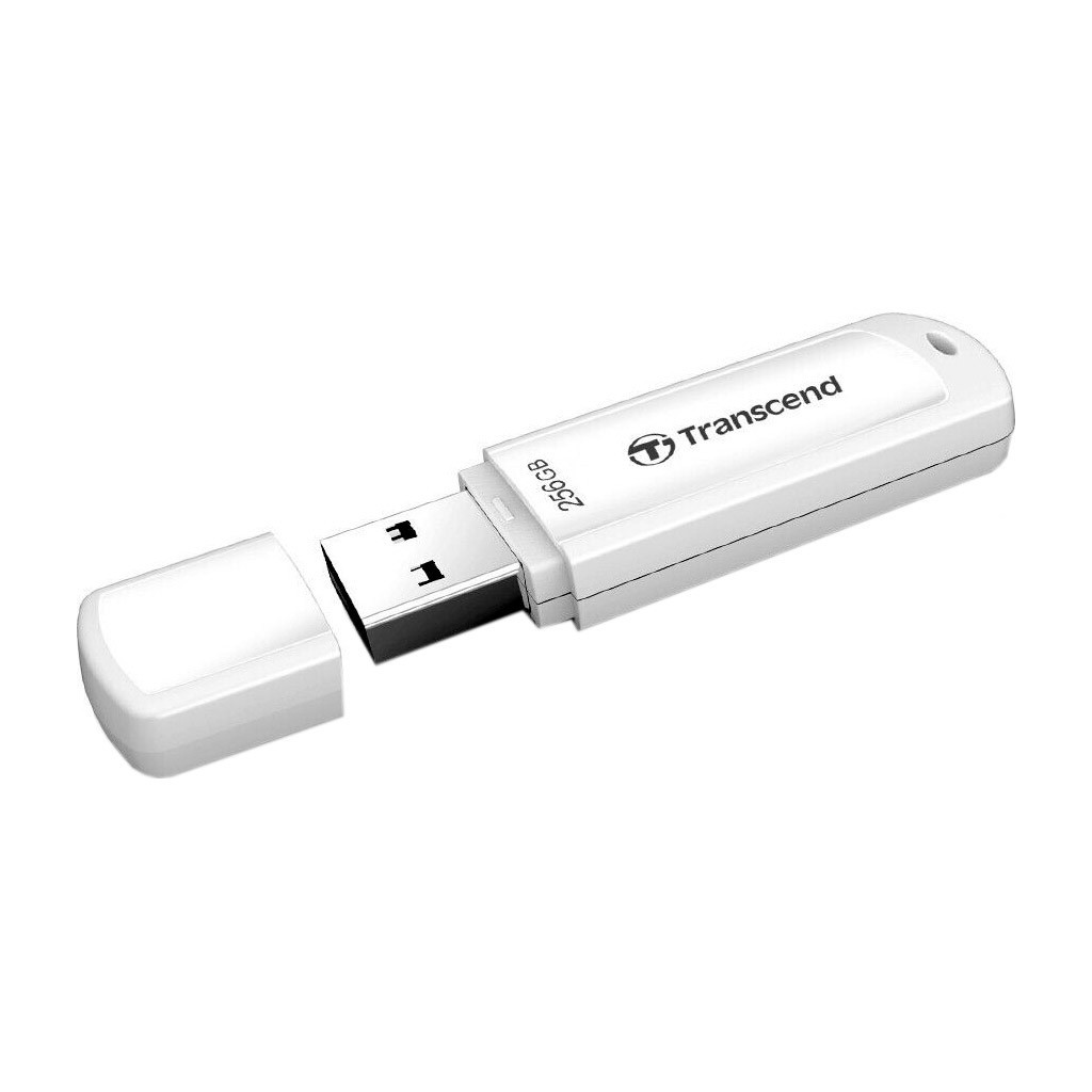 USB флеш накопичувач Transcend 256GB JetFlash 730 White USB 3.1 (TS256GJF730) - фото 3 USB флеш накопичувач Transcend 256GB JetFlash 730 White USB 3.1 (TS256GJF730) - фото 3