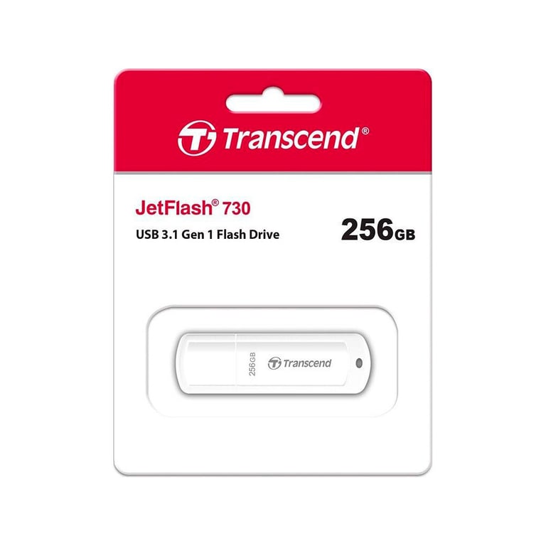 USB флеш накопичувач Transcend 256GB JetFlash 730 White USB 3.1 (TS256GJF730) - фото 4