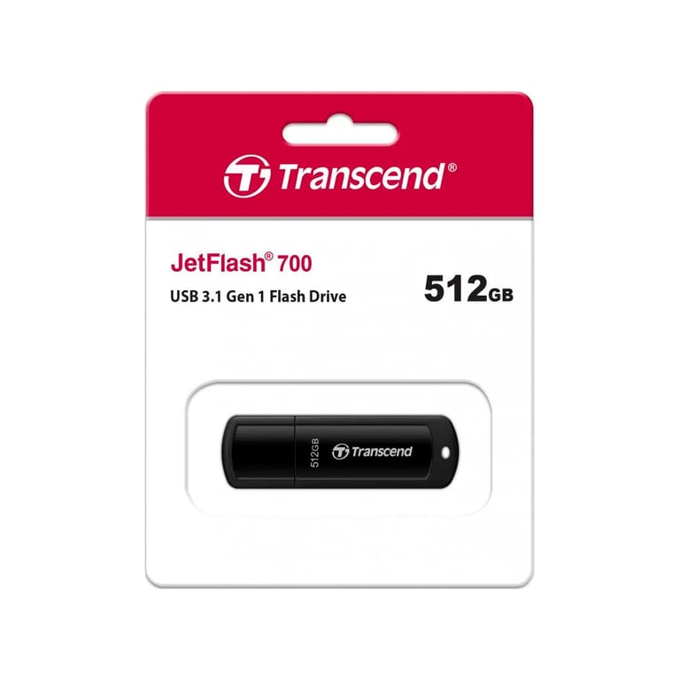 USB флеш накопичувач Transcend 512GB JetFlash 700 USB 3.1 (TS512GJF700) - фото 4