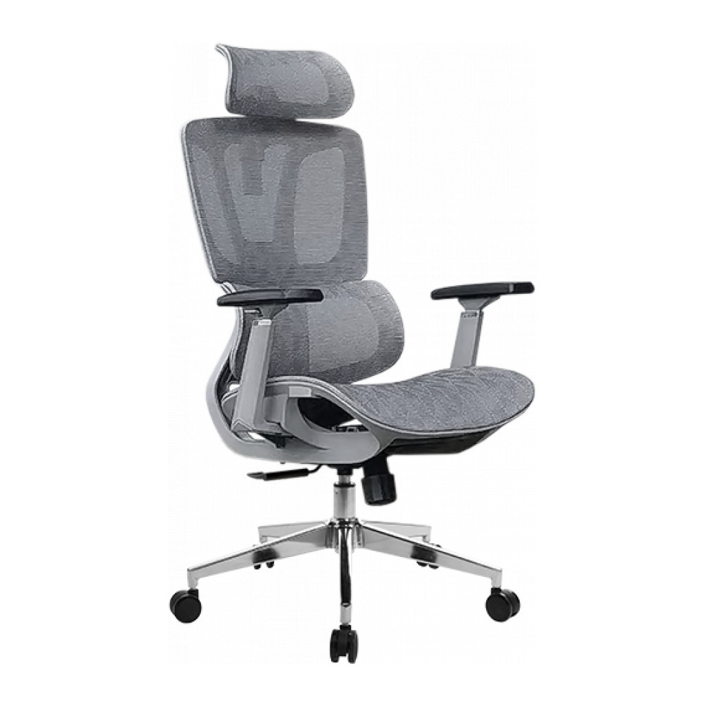 Офісне крісло GT Racer B-123A-S Gray - фото 1