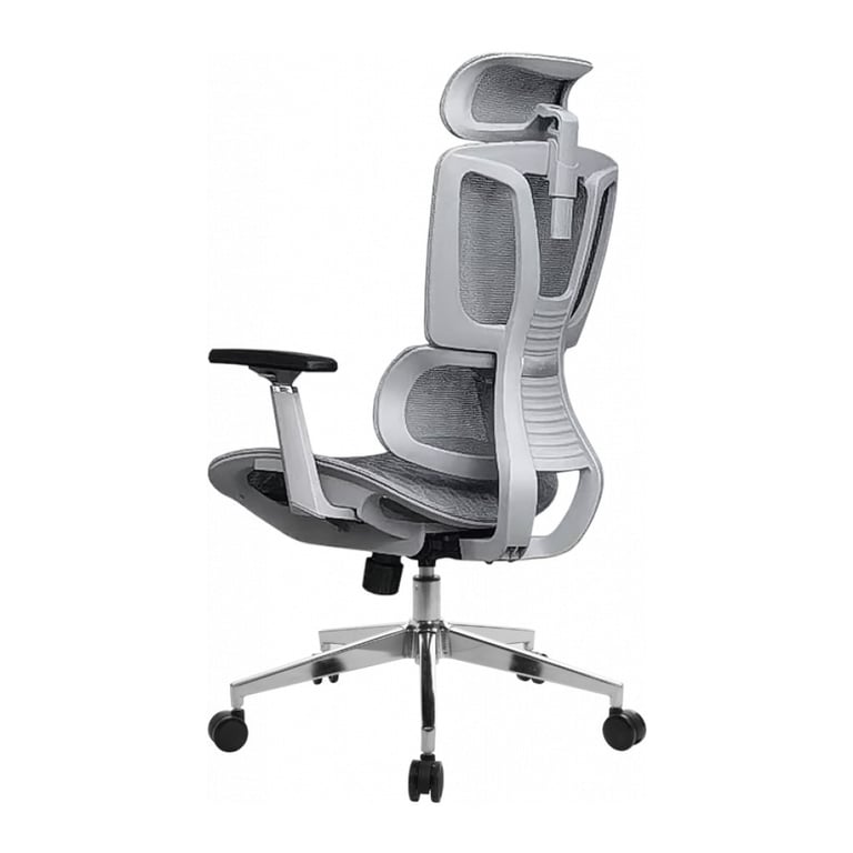 Офісне крісло GT Racer B-123A-S Gray - фото 4