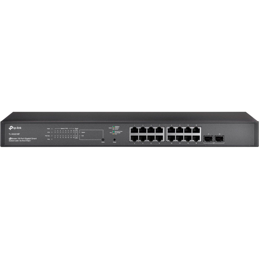 Комутатор мережевий TP-Link TL-SG2218P - фото 1 Комутатор мережевий TP-Link TL-SG2218P - фото 1