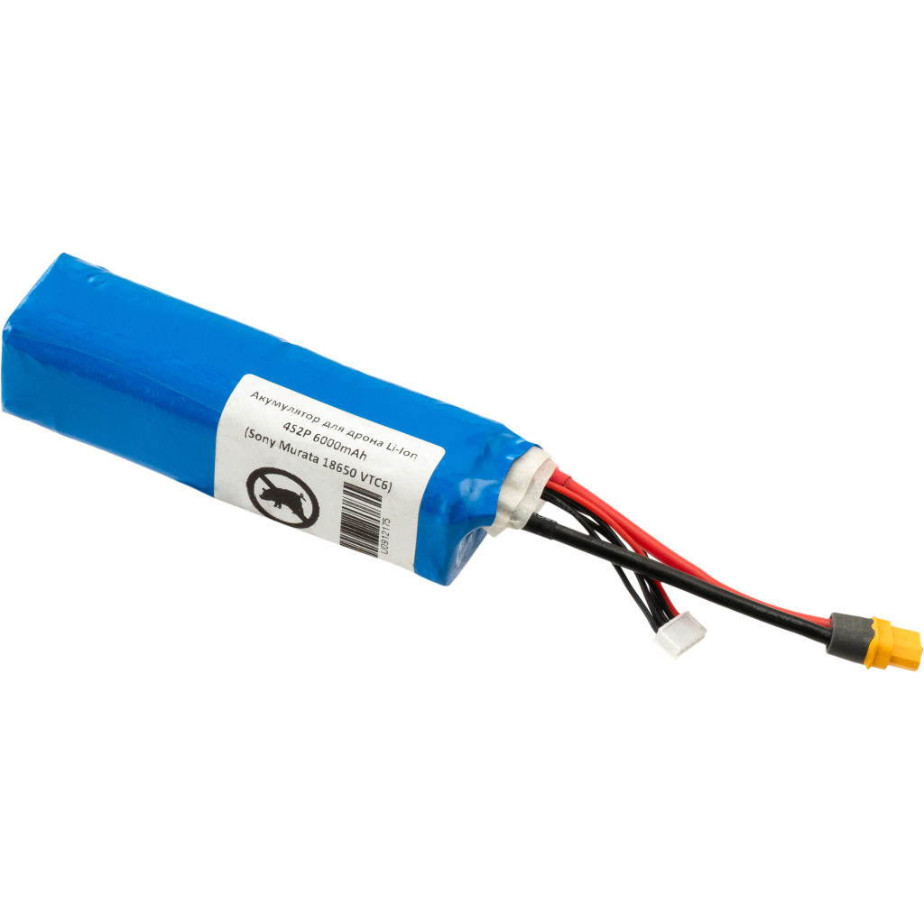 Акумуляторний блок Vinga Li-Ion 4s2Р 6000mAh з балансувальним кабелем Sony Murata 18650 VTC6 (6000BMS/SONY18650) - фото 5 Акумуляторний блок Vinga Li-Ion 4s2Р 6000mAh з балансувальним кабелем Sony Murata 18650 VTC6 (6000BMS/SONY18650) - фото 5