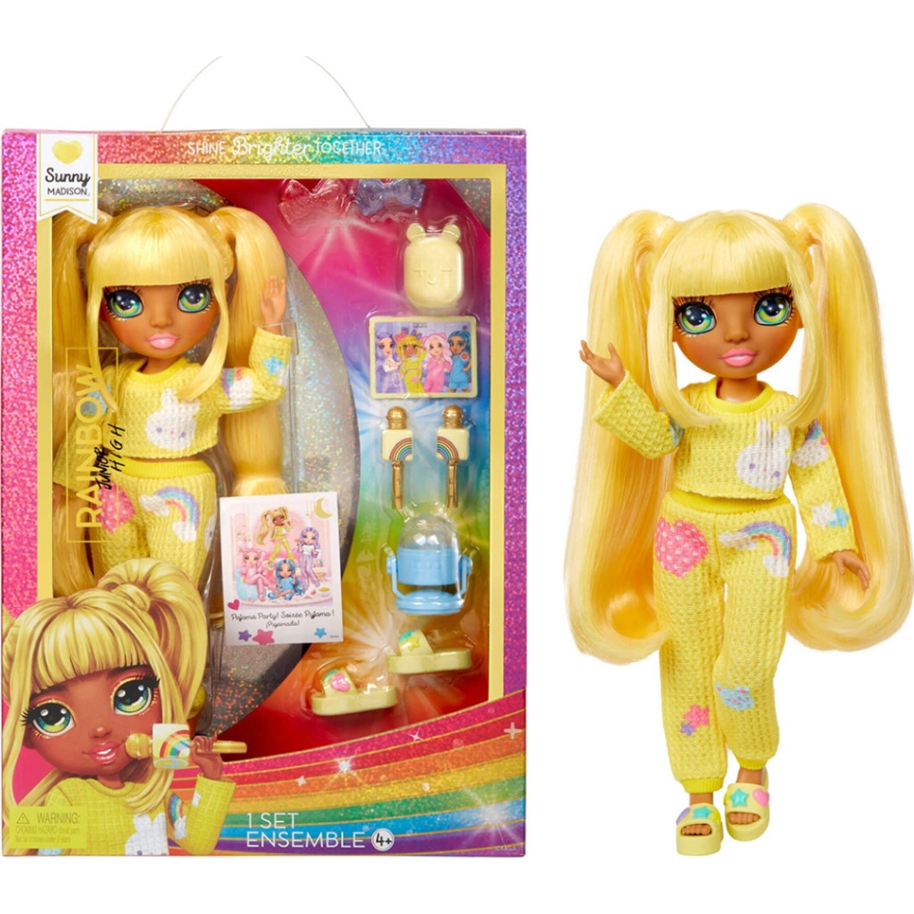 Лялька Rainbow High серії Junior High PJ Party - Санні (503682) - фото 1 Лялька Rainbow High серії Junior High PJ Party - Санні (503682) - фото 1