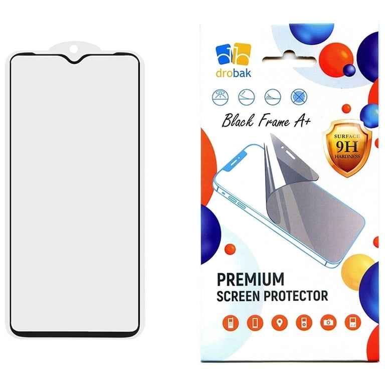 Скло захисне Drobak Samsung Galaxy M34 5G Black Frame A+ (535352) - фото 1