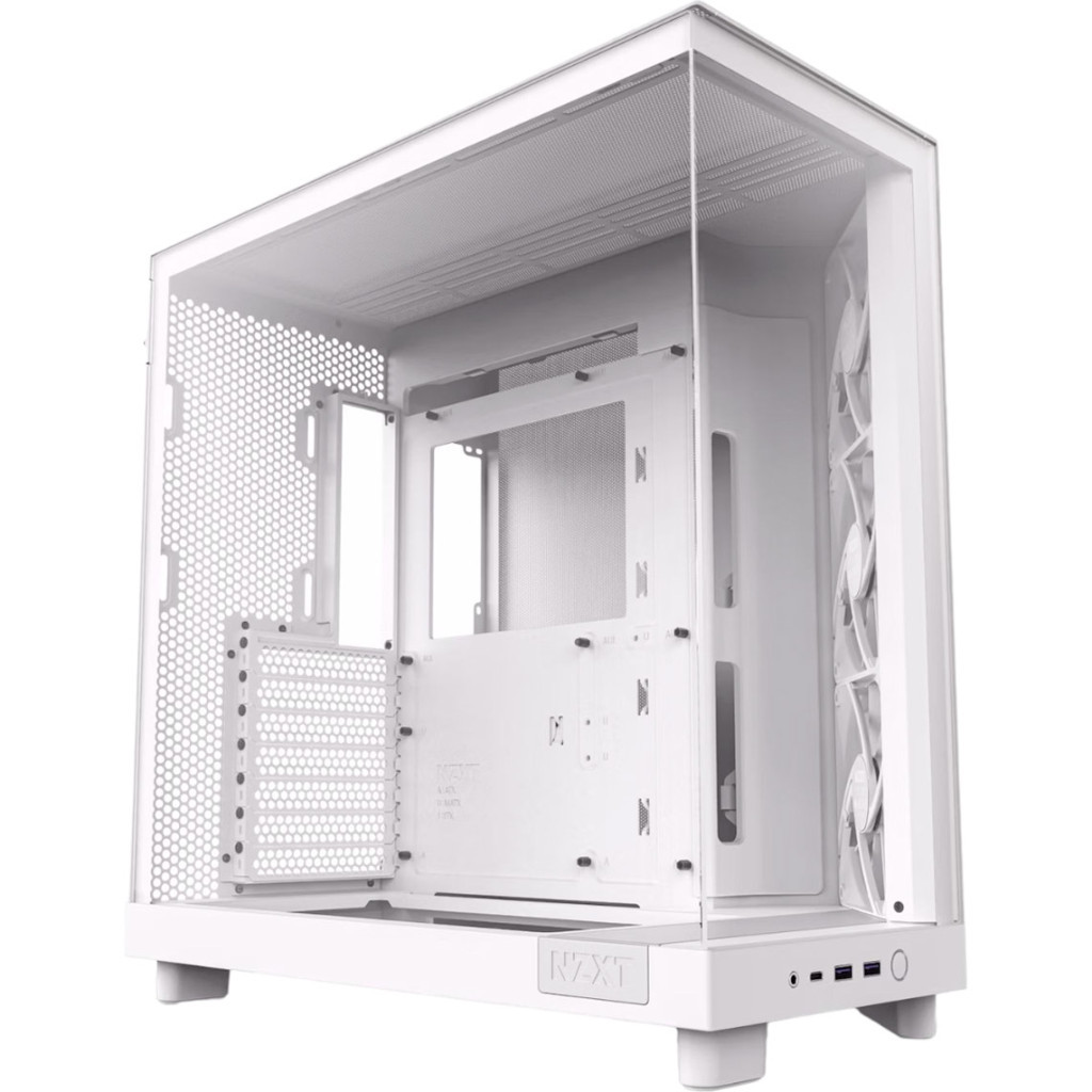Корпус для ПК NZXT H6 Flow All white (CC-H61FW-01) - фото 1