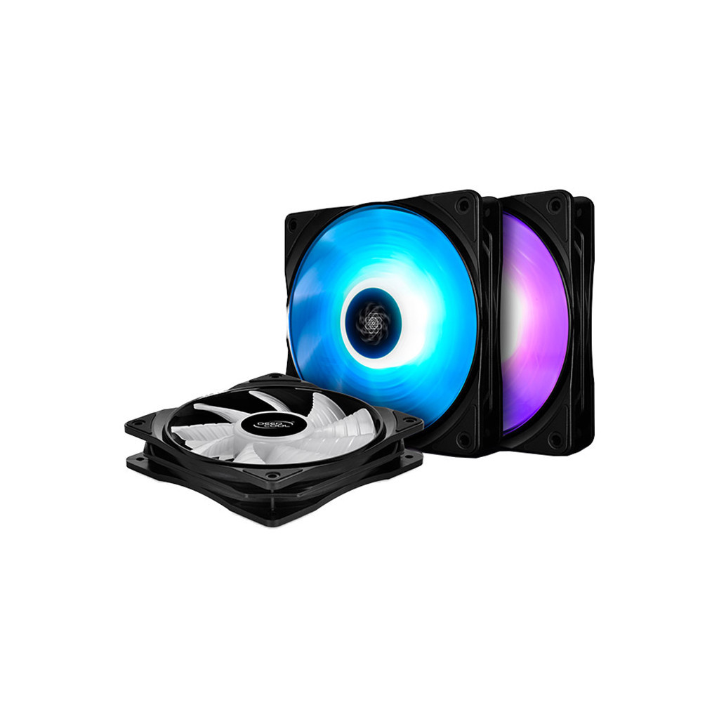 Кулер до корпусу Deepcool RF120-3 IN 1 (DP-FRGB-RF120-3C) Кулер до корпусу Deepcool RF120-3 IN 1 (DP-FRGB-RF120-3C)