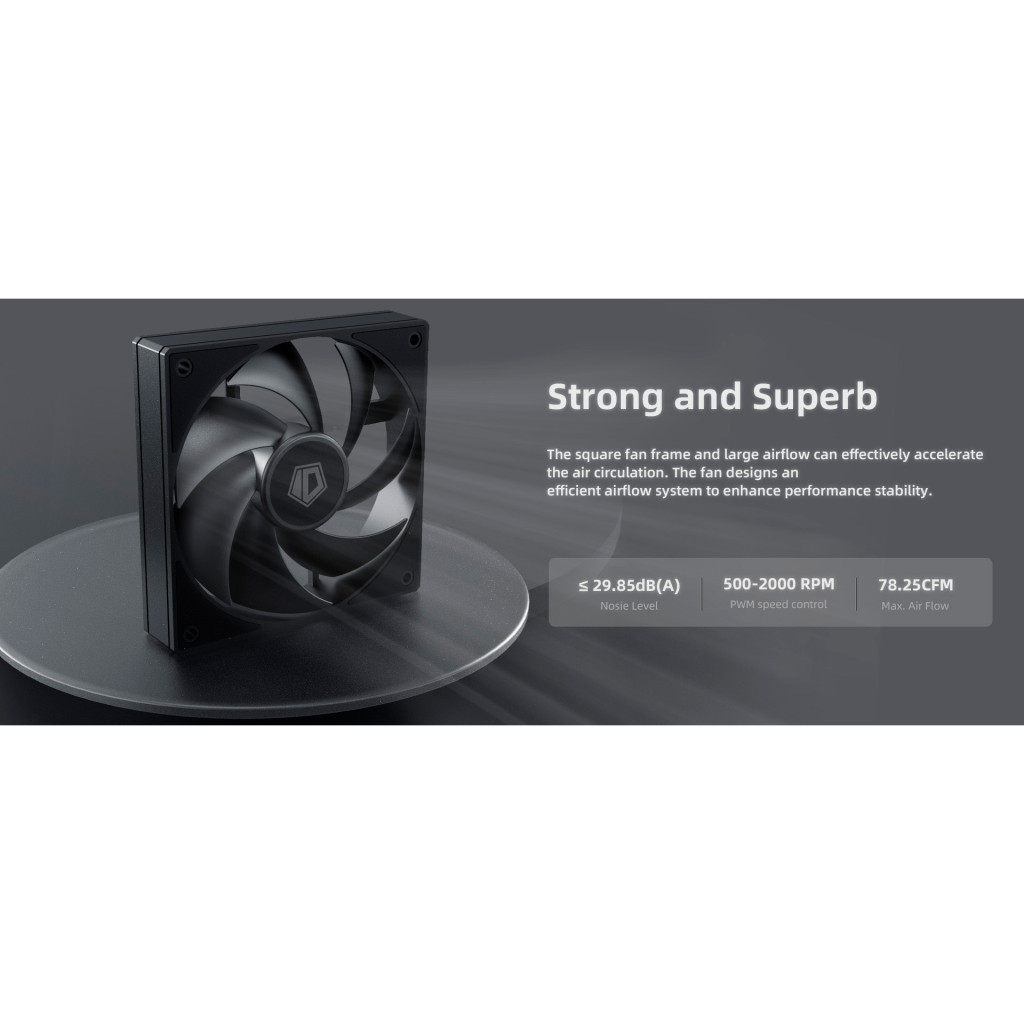 Кулер до корпусу ID-Cooling AF-125-K TRIO - фото 11 Кулер до корпусу ID-Cooling AF-125-K TRIO - фото 11