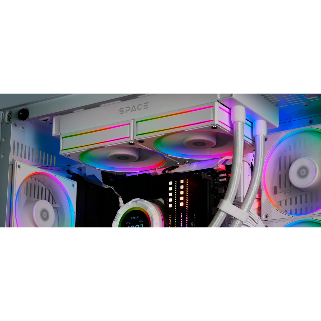 Кулер до корпусу ID-Cooling AF-127-ARGB-W TRIO - фото 4 Кулер до корпусу ID-Cooling AF-127-ARGB-W TRIO - фото 4