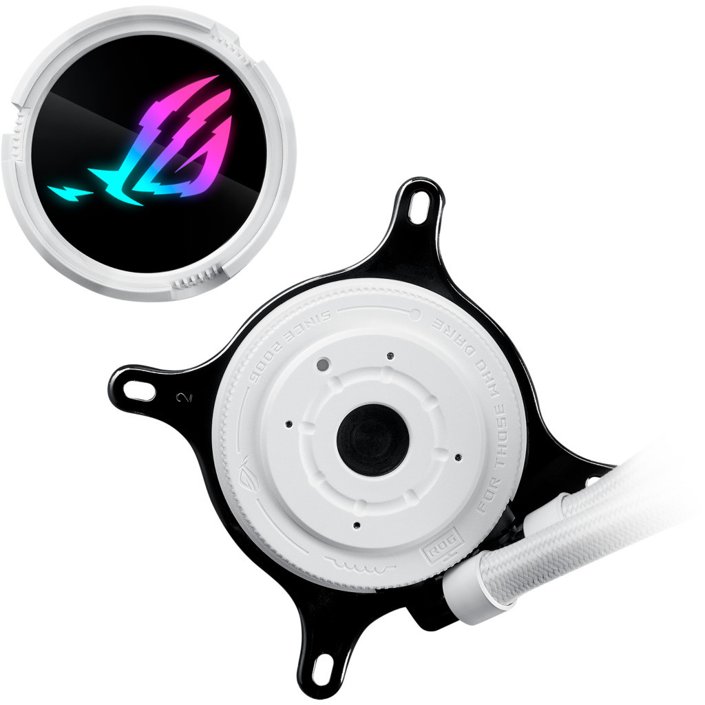 Система рідинного охолодження ASUS ROG Strix LC III 240 ARGB WHT (90RC00S2-M0UAY0) - фото 4 Система рідинного охолодження ASUS ROG Strix LC III 240 ARGB WHT (90RC00S2-M0UAY0) - фото 4