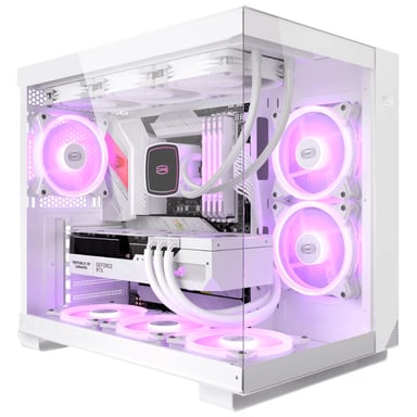 Корпус для ПК PcCooler C3 T500 ARGB WH - фото 1