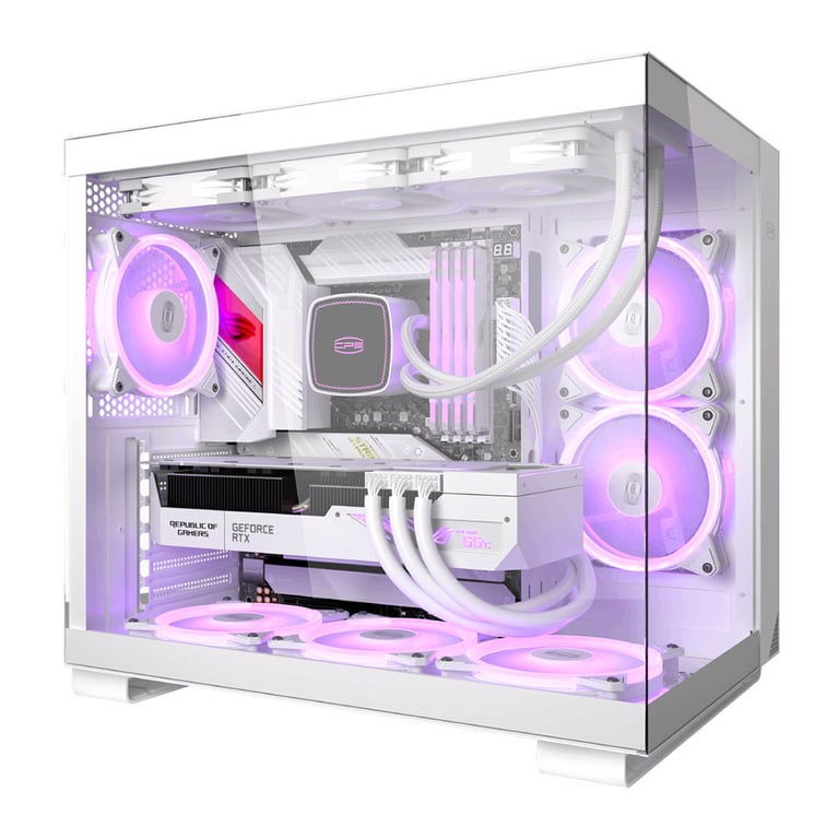 Корпус для ПК PcCooler C3 T500 ARGB WH - фото 2