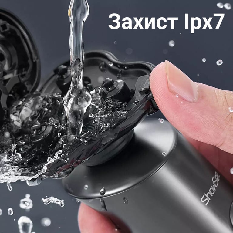 Електробритва Xiaomi ShowSee Electric Shaver Black (F305-GY) - фото 4