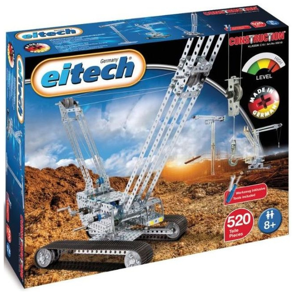 Конструктор Eitech Гусеничний будівельний кран (С18) - фото 1