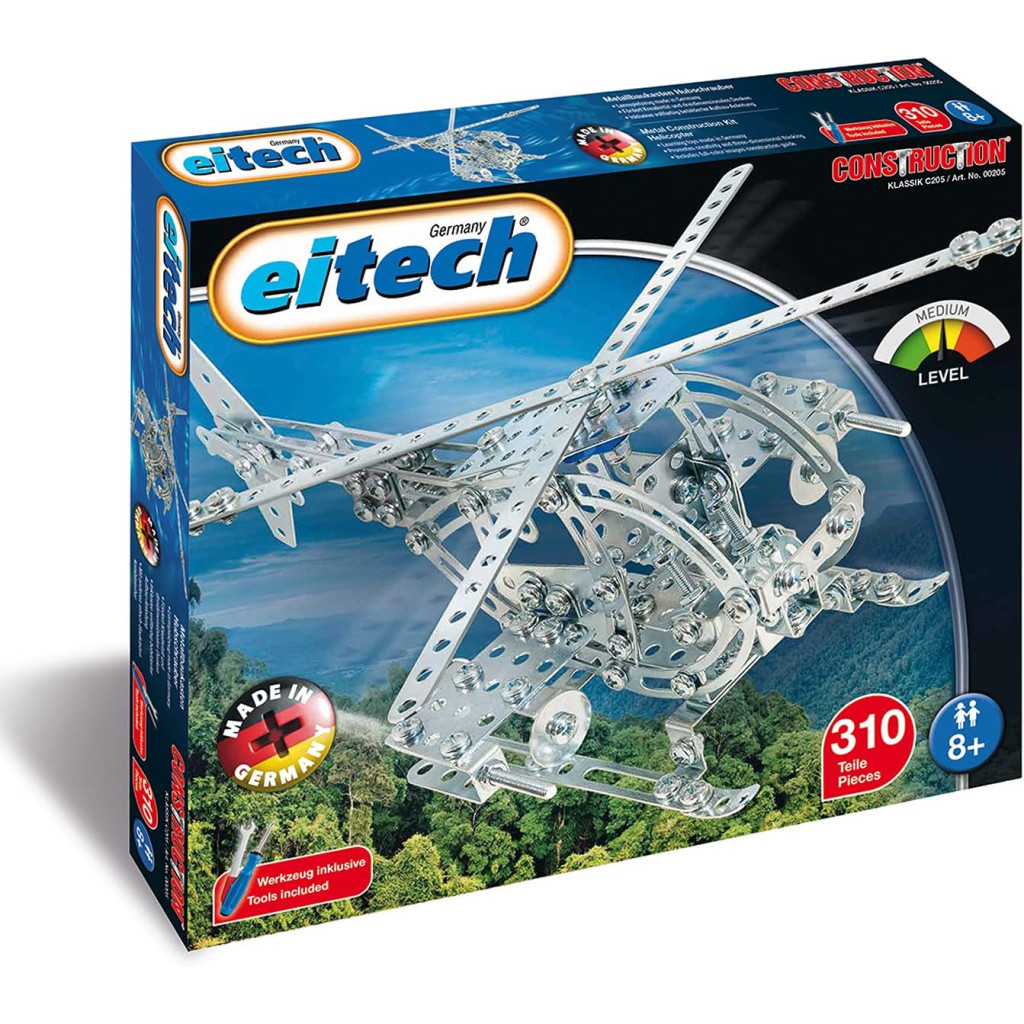 Конструктор Eitech Армійський вертоліт (С205) - фото 1 Конструктор Eitech Армійський вертоліт (С205) - фото 1