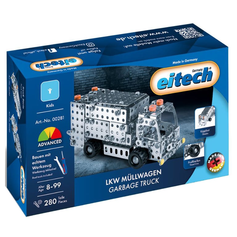 Конструктор Eitech Вантажівка сміттєвоз (С281) - фото 1