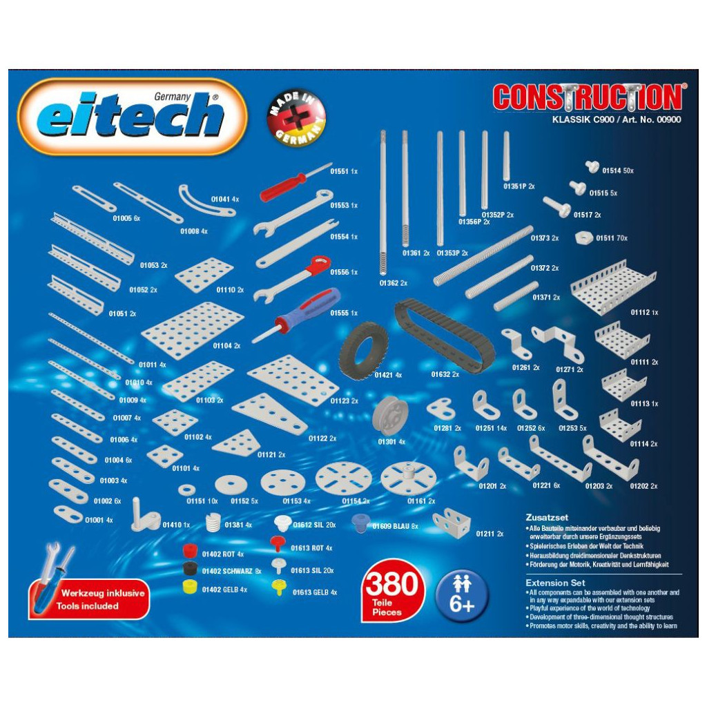 Конструктор Eitech Набір розширення (С900) - фото 3 Конструктор Eitech Набір розширення (С900) - фото 3