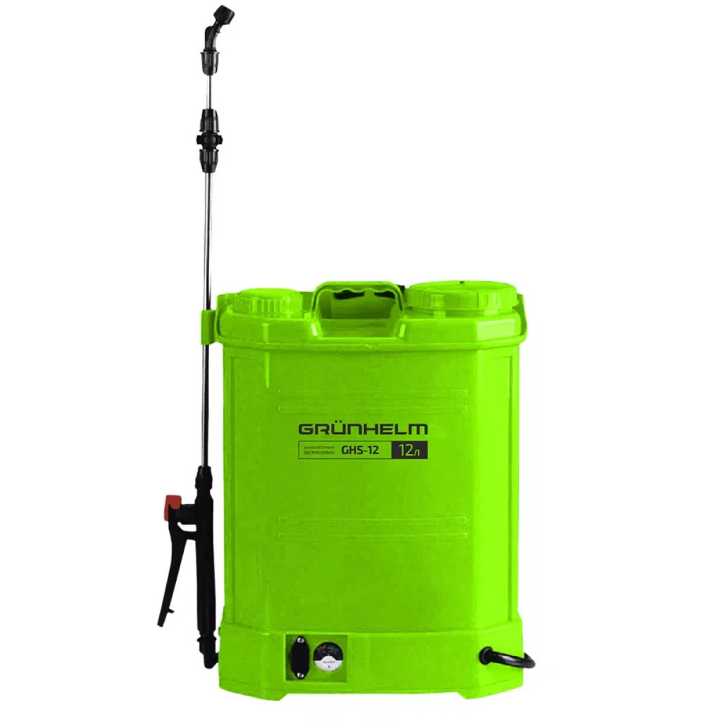 Обприскувач Grunhelm GHS-12, (8АН/12V, 2-4бар, 12л) (133783) - фото 1 Обприскувач Grunhelm GHS-12, (8АН/12V, 2-4бар, 12л) (133783) - фото 1