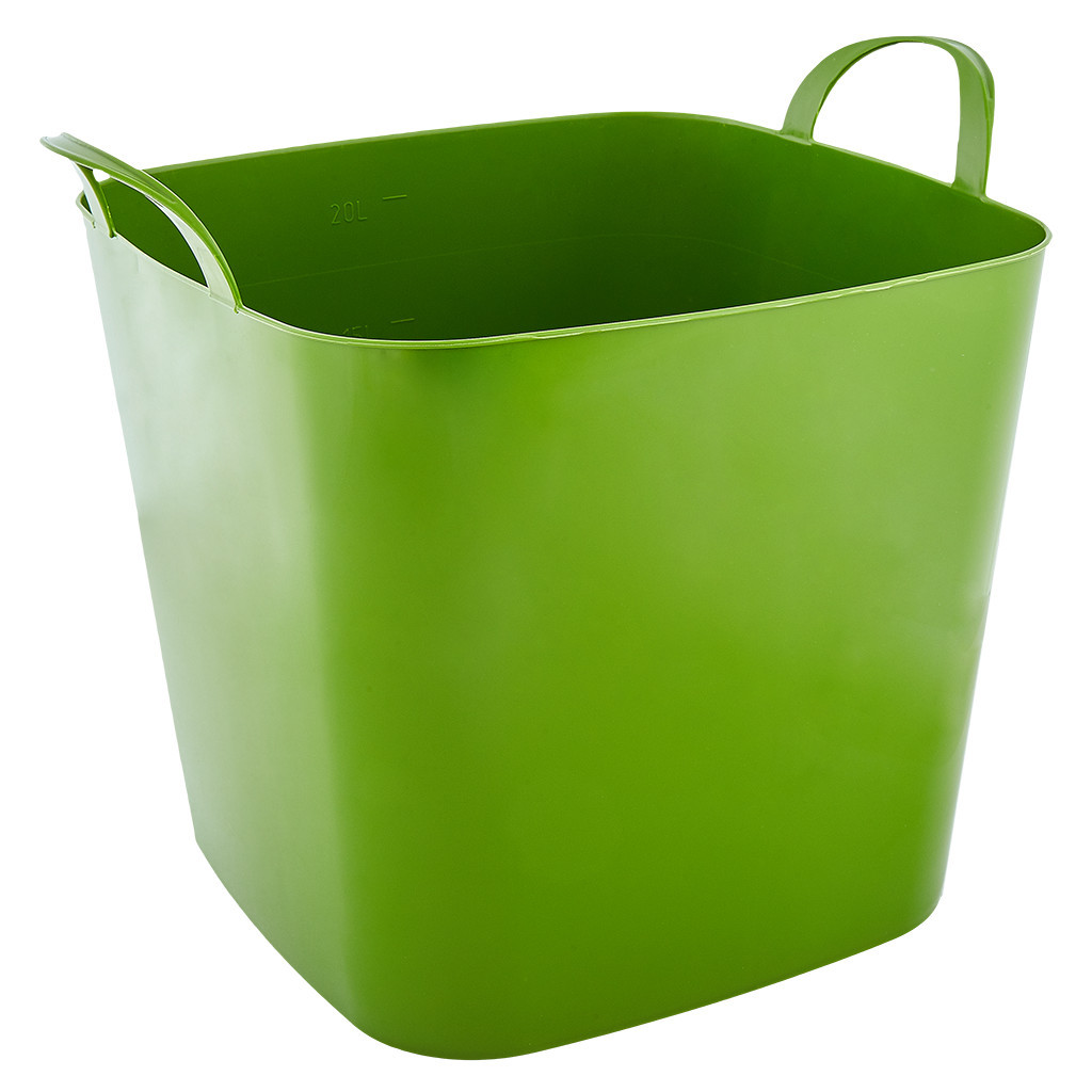 Відро господарське Алеана Будівельне м%27яке квадратне Хакі 22 л (алн 127016/хакі)