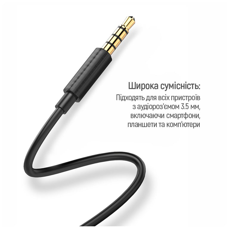 Навушники ColorWay Slim 3.5 mm Wired Earphone Blast 2 Black (CW-WD02BK) - фото 8